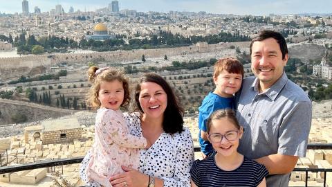 Lichon Family in Jerusalem