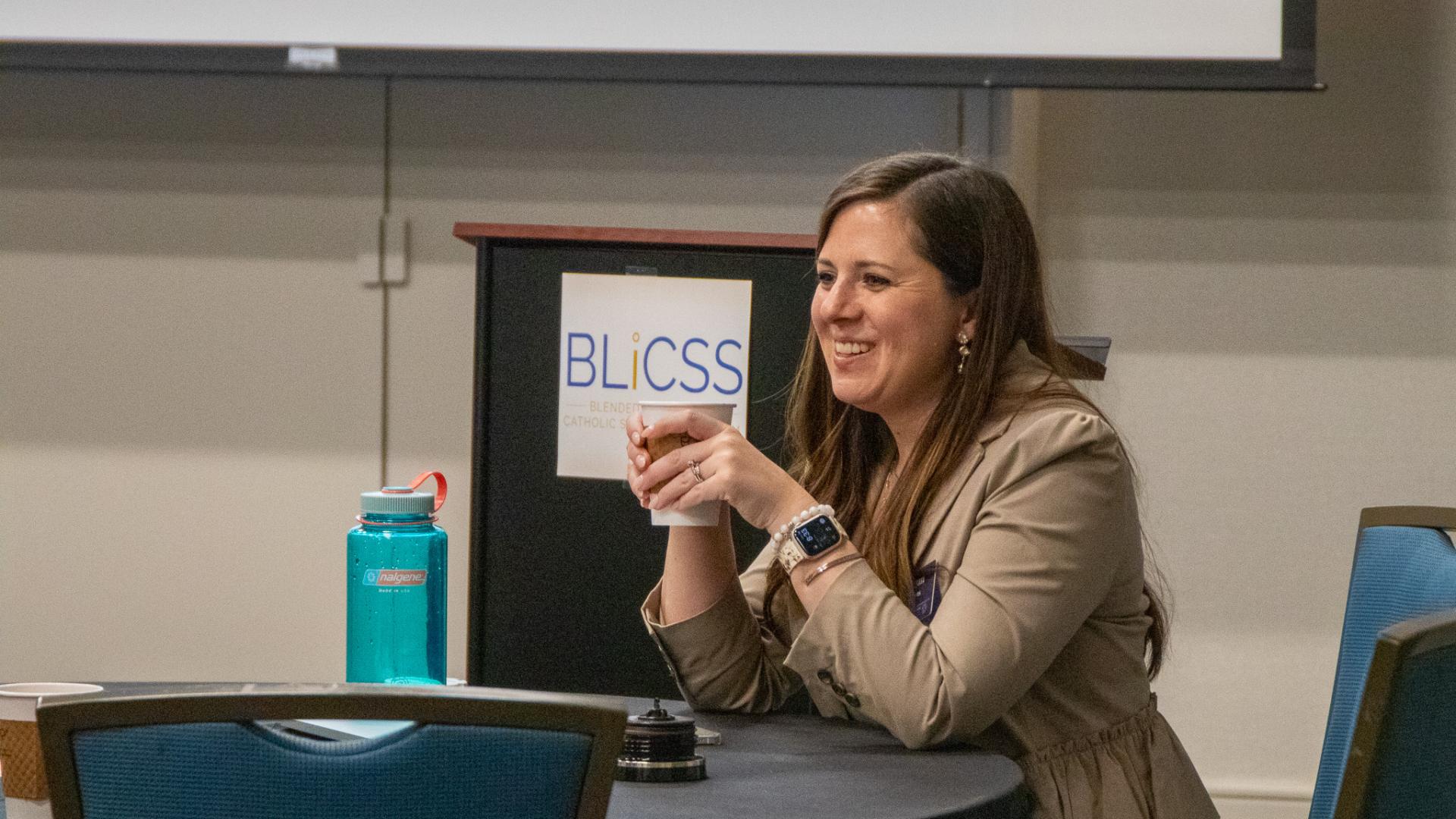Megan Cerbins presenting at BLiCSS 7.0
