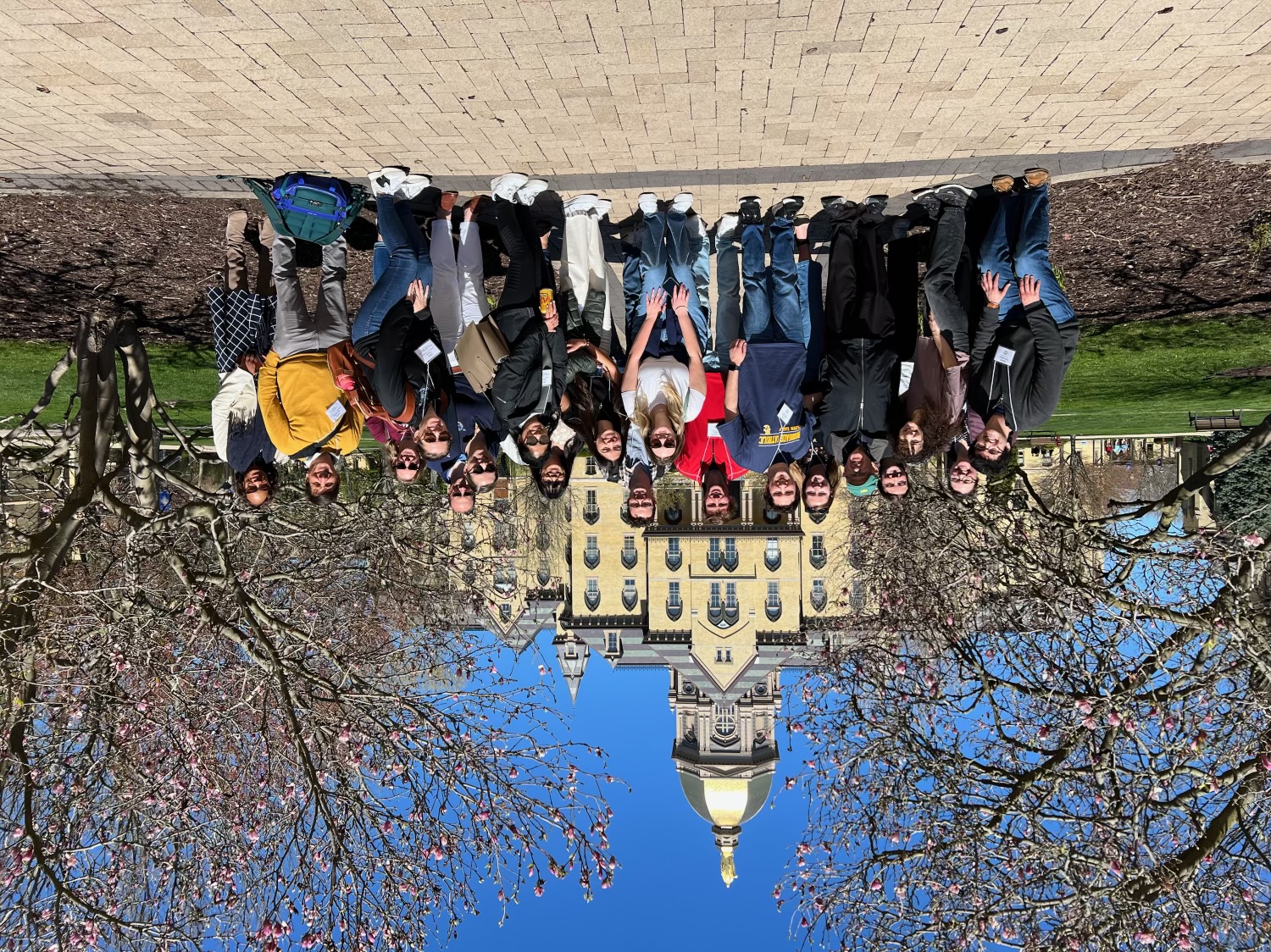 Members of ACE 31 and leaders of each school in front of the Dome