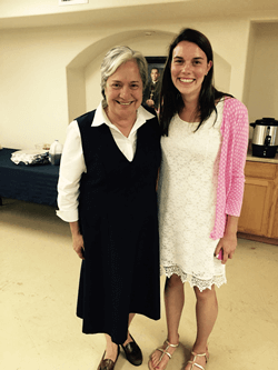 Kelly Griffith and Sr. Norma Pimentel, MJ