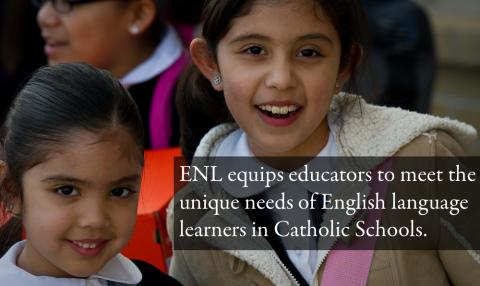 ENL Homepage with smiling kids