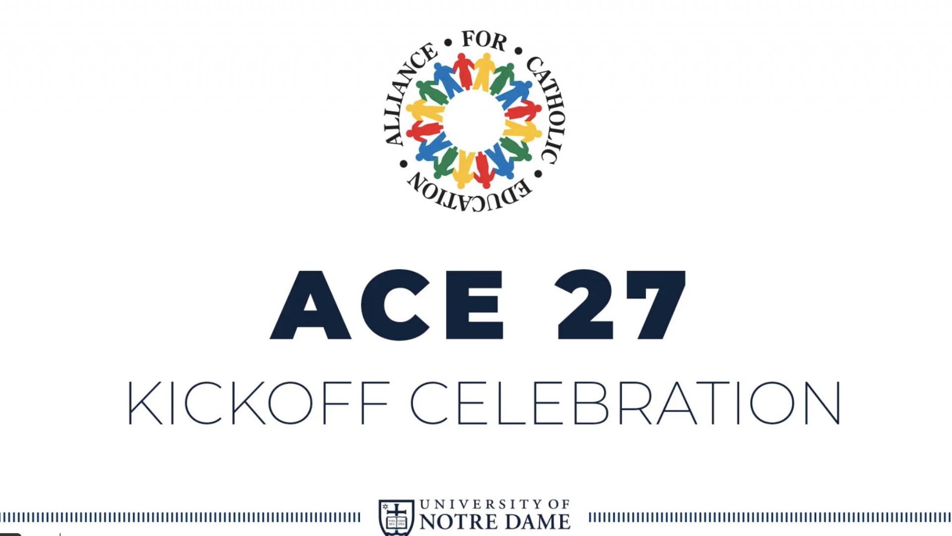 ACE 27 Kickoff Celebration logo