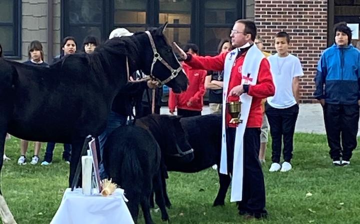 St. Joseph's Indian School - Blessing of the Animals